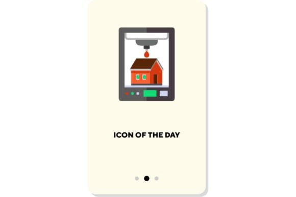 3D Digital Printer Thin Flat Icon: Modern Integration for Tech Workflows
