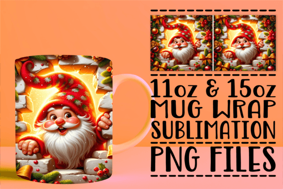 3D Festive Wall Mug Wonder: A Sublimation Guide