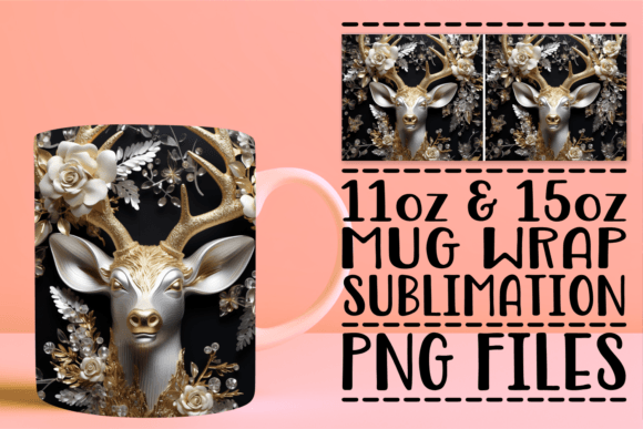 3D Festive Winter Scene Mug Wraps 11oz & 15oz: A Sublimation Guide