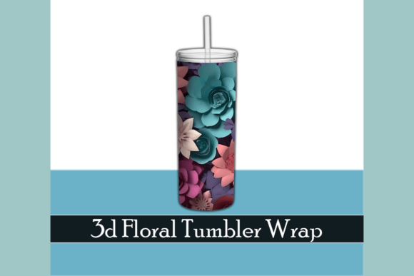 3D Floral Tumbler Wrap Design Guide