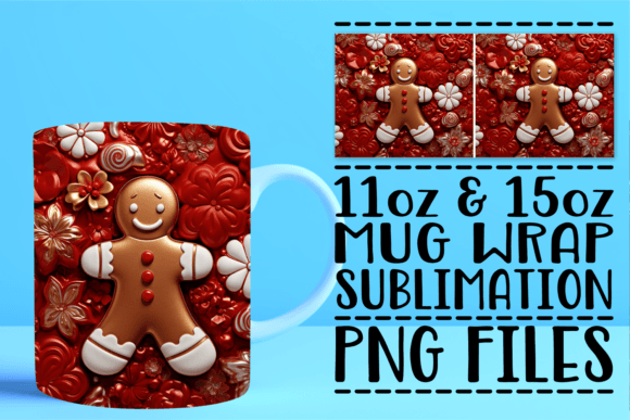 3D Holiday Magic Mug Wrap for 11oz 15oz: Elevating Seasonal Drinkware