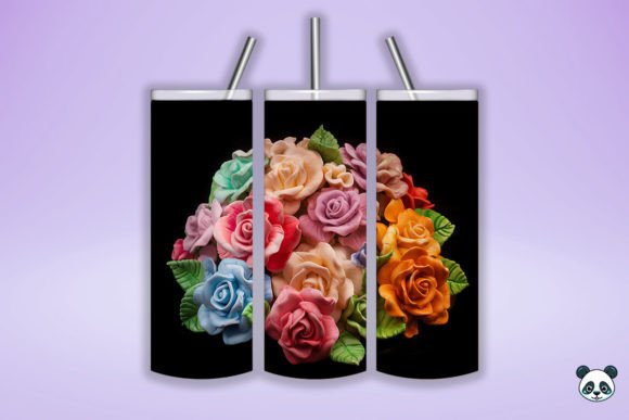 3D Rose Bouquet Tumbler Wrap 3: Strategic Asset for Sublimation Businesses