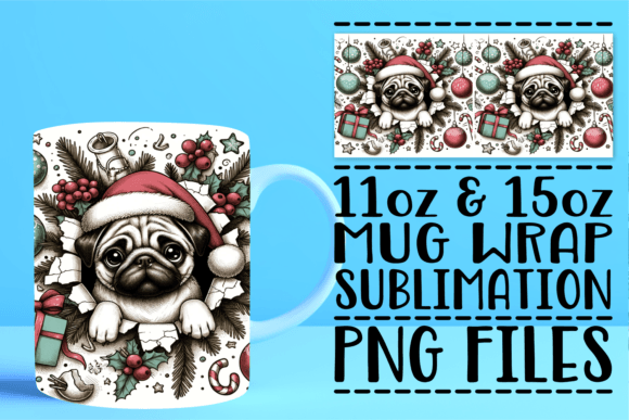 3D Santa Escape Mug Wrap: Creative Sublimation Guide