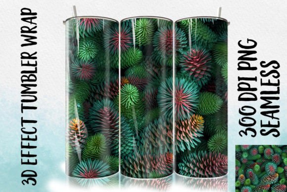 3D Spruce Needle Tumbler Wrap: Digital Design Guide