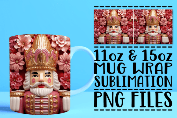 Charming 3D Festive Mug Sublimation Art Guide