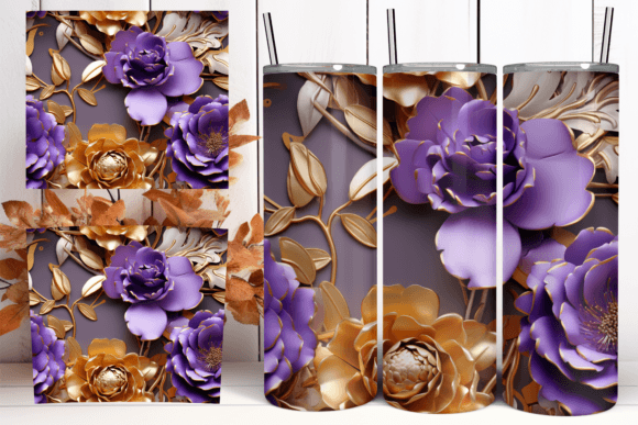 Evaluating the 3D Lavender Flower Tumbler Wrap for Sublimation Projects
