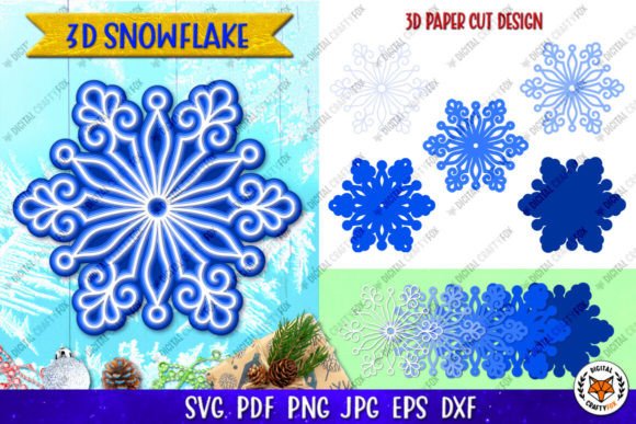 Evaluating the 3D Snowflake Papercut SVG for Layered Christmas Decor and Crafting