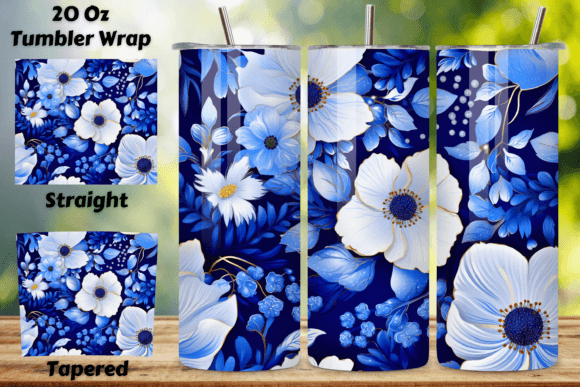 Floral Mirage 3D Tumbler Wrap, Seamless: Evaluating Fit and Function for Sublimation Projects