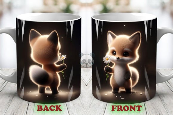 Fox Flower Both Side 3D Mug Wrap: A Complete Guide to Digital Sublimation Design