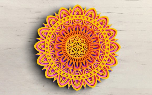 Strategic Applications of the 3D Mandala SVG Flower SVG DXF Bundle for Creative Production