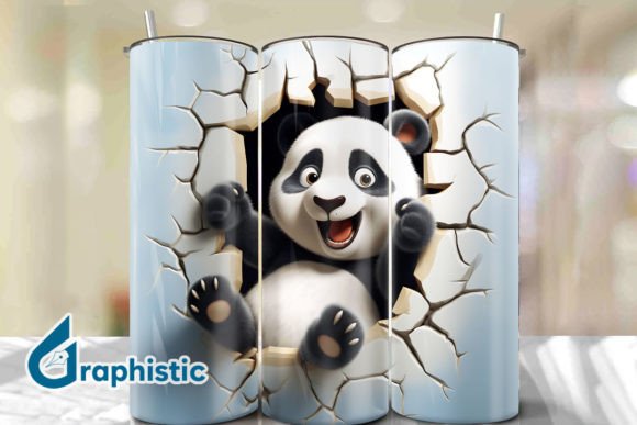 Transforming Spaces with Panda 3D Smashed Wall Art 21 Digital Downloads