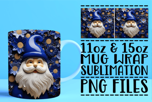 Xmas Joy 3D Sublimation Mug Design Series